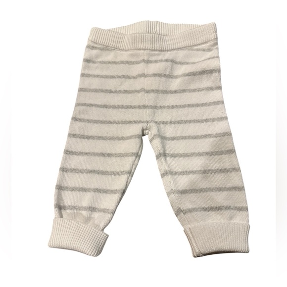 JANIE and JACK baby Knit Cuffed Striped  Pants - Picture 1 of 9